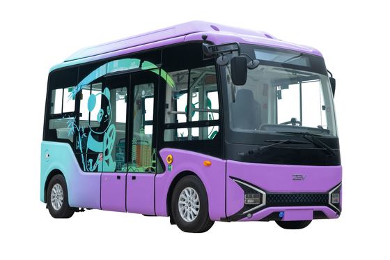 Qualité  Electric Mini Buses Zero Emission Minibus Passenger Capacity 11 Seaters Battery Capacity 80kwh usine