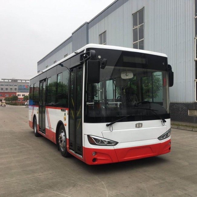 ZEV 8m Diesel City Bus avec 132kw de puissance maximale manuelle 5 vitesses et suspension à ressort feuille