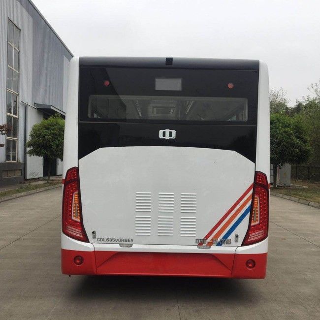 ZEV 8m Diesel City Bus avec 132kw de puissance maximale manuelle 5 vitesses et suspension à ressort feuille