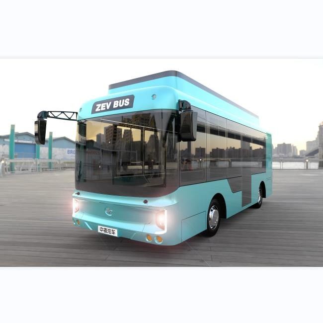 Bus électrique pur 16 places, 6,6 mètres, conduite à gauche, pour le transport urbain