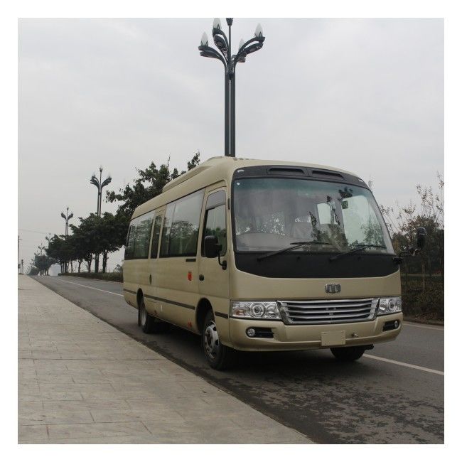Autobus de 7m diesel Coaster Buses manuel 5 vitesses 26 places dans le centre-ville pour les transports en commun.
