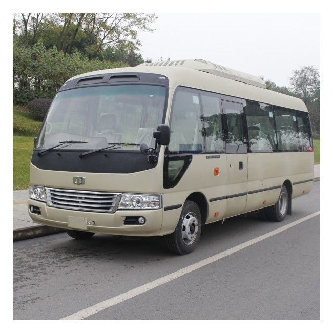 Autobus de 7m diesel Coaster Buses manuel 5 vitesses 26 places dans le centre-ville pour les transports en commun.