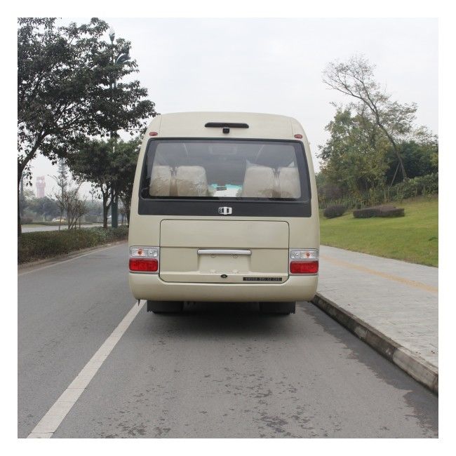 19 sièges Leaf Spring Coaster climatisé pour les transports professionnels et de banlieue