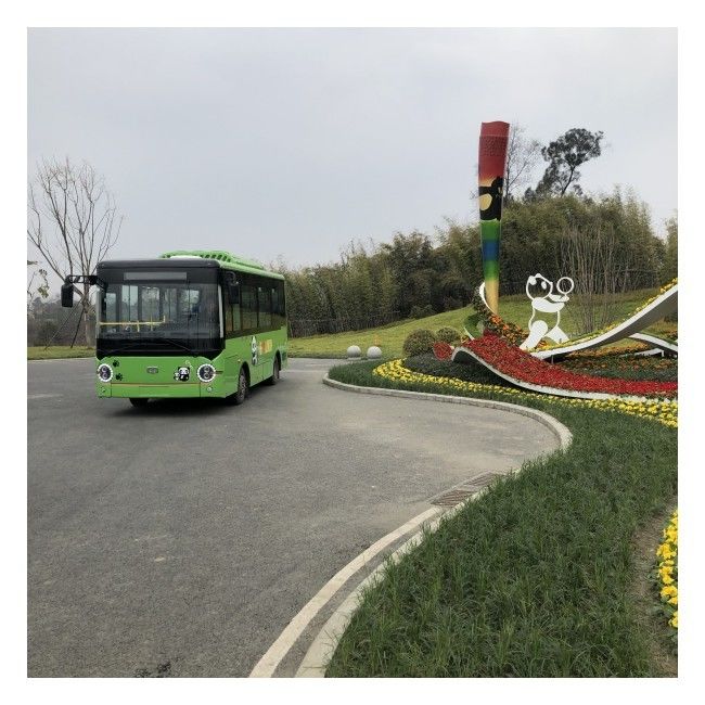 Nouveau bus ZEV à énergie nouvelle de 35 passagers avec batterie de 122,2 kWh et ressort à lames de suspension