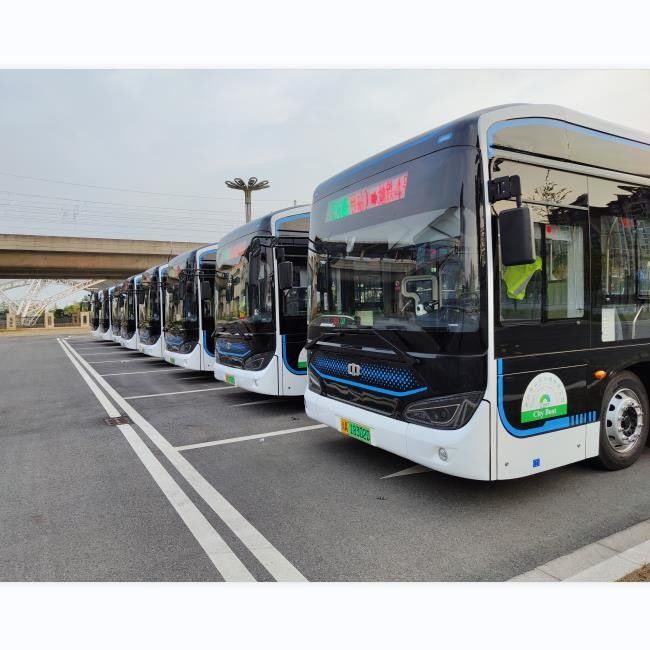 Autobus électrique pur de 12 M LHD Automatique EV Innercity Bus de 46 places avec suspension pneumatique