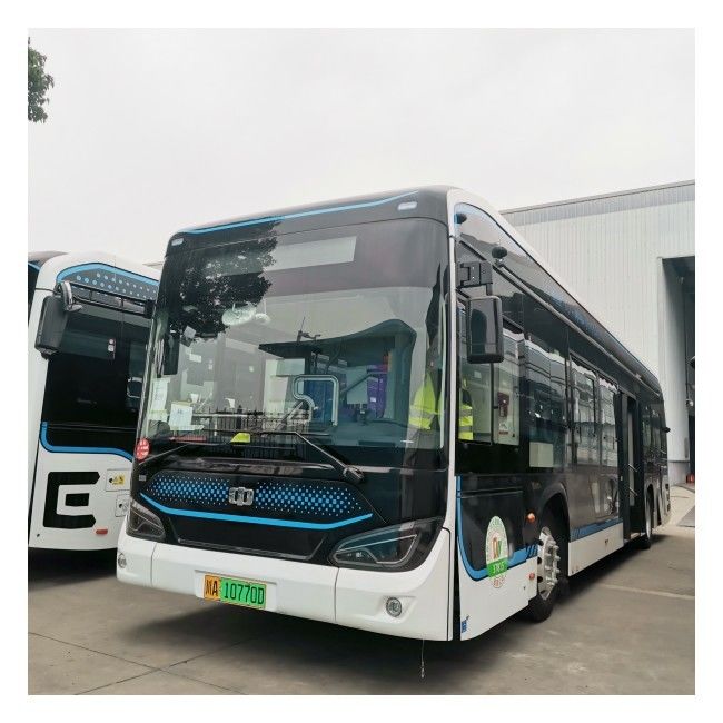 Autobus électrique pur de 12 M LHD Automatique EV Innercity Bus de 46 places avec suspension pneumatique