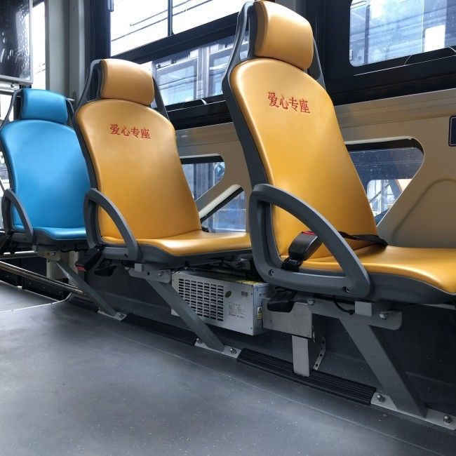 Autobus urbain électrique à direction LHD avec suspension aérienne et kilométrage de 650 km pour le transport urbain