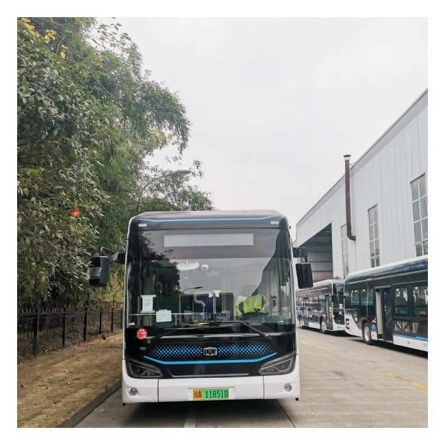 Bas autobus électrique de ville du l'E-autobus 280-650km de plancher de LHD 12m avec 46 sièges