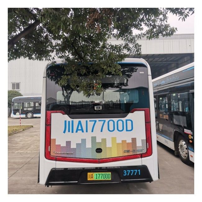 Autobus électrique pur de 12 m Transport urbain Autobus urbain 650 km kilométrage Optionnel 46 sièges