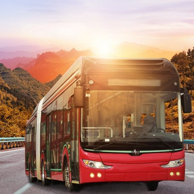 Autobus électrique à 50 places de 18 m zev Autobus urbain ZEV Autobus pour le transport urbain.