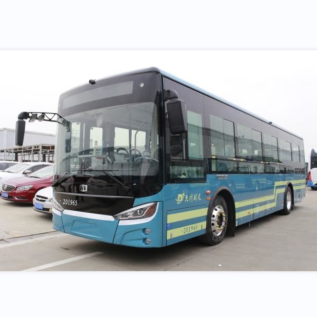bus touristique de 10.5m City Road avec les autobus urbains électriques purs de ville de l'autobus 30seat de bas plancher d'Air-état