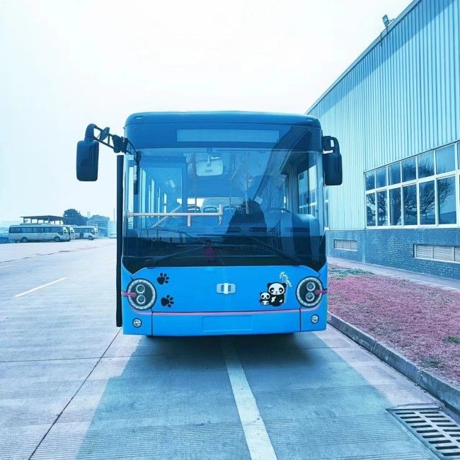 6.6m Mini Bus électrique Véhicule de recharge de batterie 23 places avec une autonomie de 200 km LHD RHD pour les services de navette