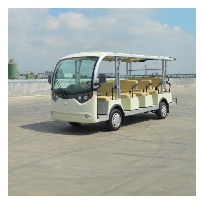 14 chariots de golf faits sur commande guidés électriques de batterie au lithium de l'autobus 72v de sièges pour le parc