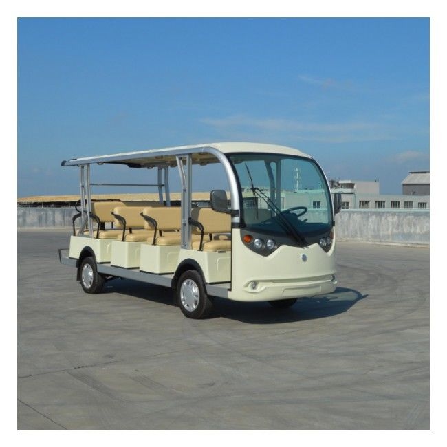 14 chariots de golf faits sur commande guidés électriques de batterie au lithium de l'autobus 72v de sièges pour le parc