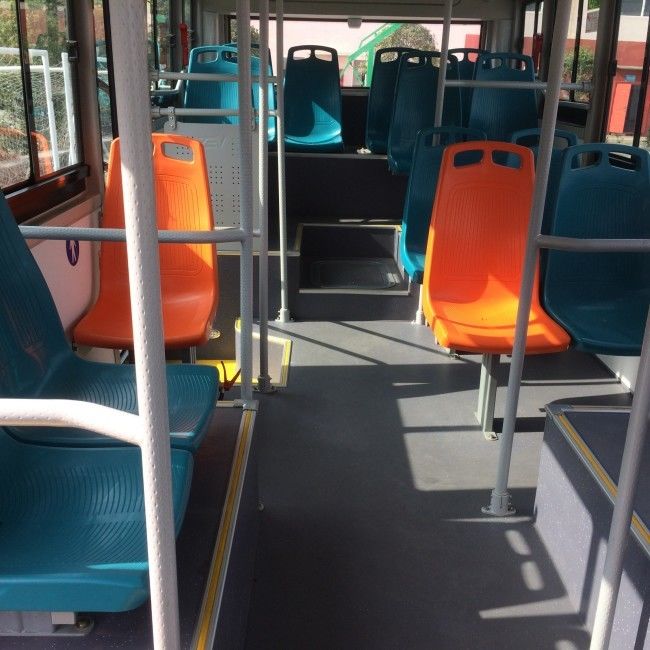 Minibus électrique avec batterie sans entretien, couleurs personnalisées et vitesse maximale de 69 km/h pour le transport urbain