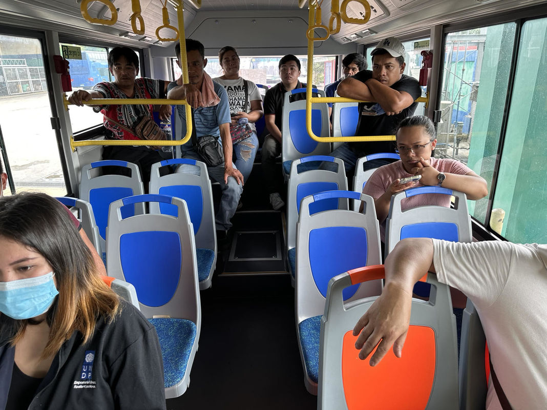 6.6M Autobus électrique de transport urbain à 16 places à direction gauche avec climatisation
