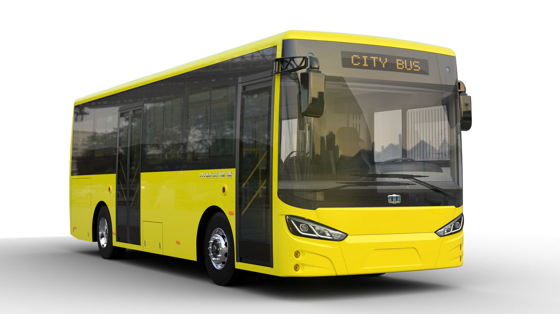 8.5m Autobus électriques à batterie Autobus urbain LHD/RHD Pour le système de transport public 193,54kwh avec AC