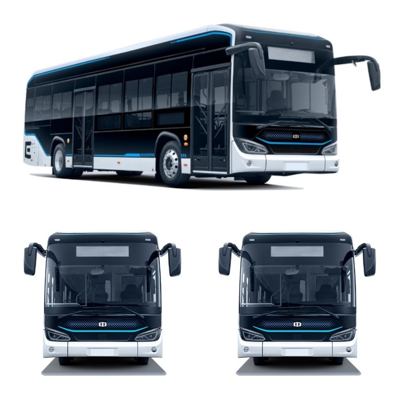 12M 46 Sièges Bus Urbain 100% Électrique avec Batterie de 350.07 kWh et Plancher Bas