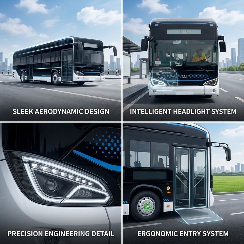 Un bus urbain électrique à plancher bas de 12m. Une batterie LFP de grande capacité avec une autonomie de 300 km. Une solution de transport public OEM.