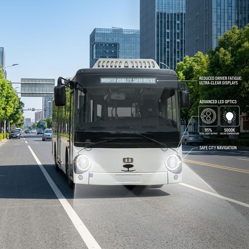 5.9m Minibus électriques Fourgon électrique 14 places Bus de voyageurs pour le transport en commun.