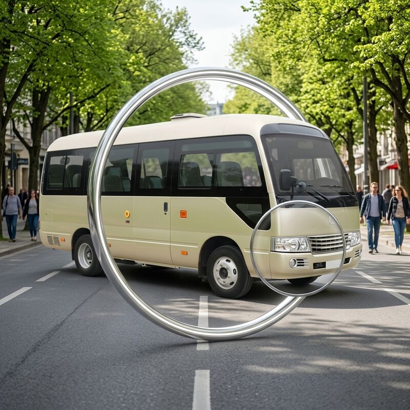 6m Buses à moteur diesel Transit minibus Avec 19 sièges Vitesse maximale de 100 km/h