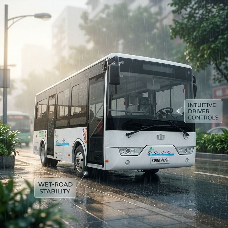 6.6m 16 sièges LHD Mini Bus électrique Bus électronique pour le transport public urbain