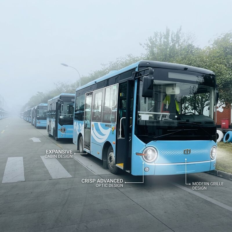 6Minibus électrique à batterie de 0,6 m 19 places 95,25 kWh long trajet transport respectueux de l'environnement