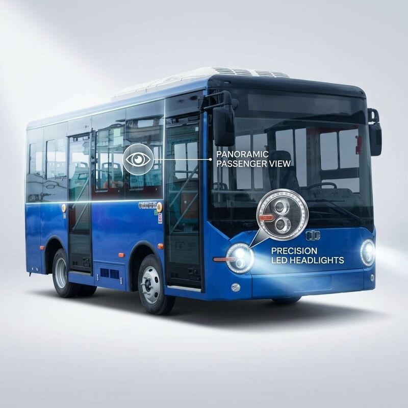 6Autobus électrique pur de 16 places d'une longueur de 0,6 m et d'une autonomie de 180 km pour les transports publics urbains