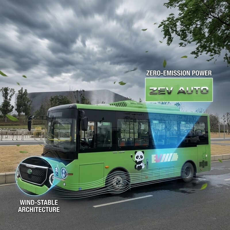 L'E-autobus électrique pur d'autobus de LHD 6.6m avec le plancher couvrent le remplissage instantané