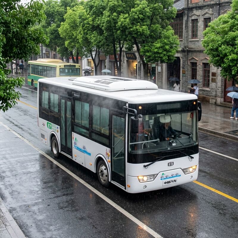 6.6m 16 sièges LHD Mini Bus électrique Bus électronique pour le transport public urbain
