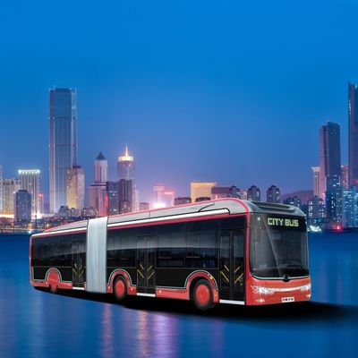 autobus électrique intérieur de la ville 200kw/Rpm de 18m avec le feu Distinguisher
