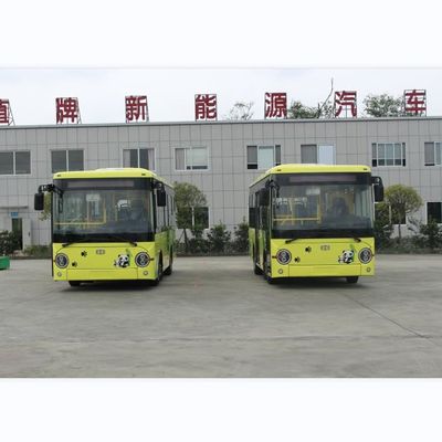 Le transport en commun LHD 25 pose l'autobus diesel 7.3m de ville