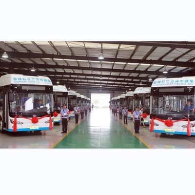 10.5m autobus électrique LHD Zero Emission de Fuel Cell d'hydrogène de 27 sièges