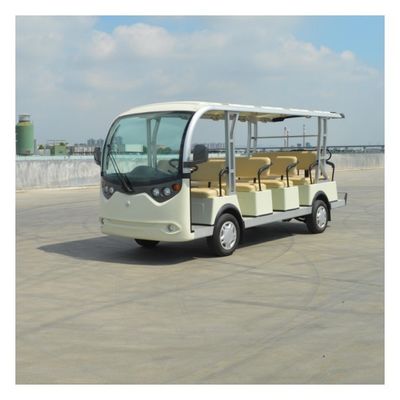 14 chariots de golf faits sur commande guidés électriques de batterie au lithium de l'autobus 72v de sièges pour le parc