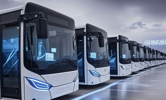 8Autobus urbain électrique à batterie de 0,5 m doté d'une batterie de 193,54 kWh pour les transports publics à émission zéro