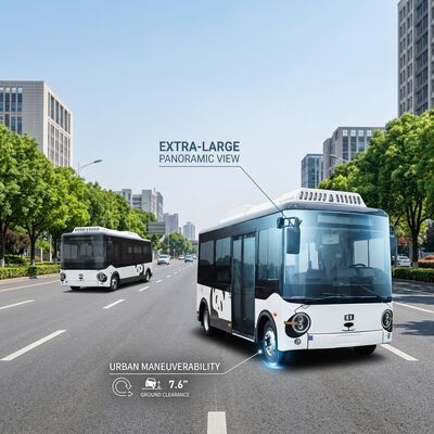 5.9m 14 sièges Minibus électriques EV Bus Commercial City Bus Nouveau véhicule électrique