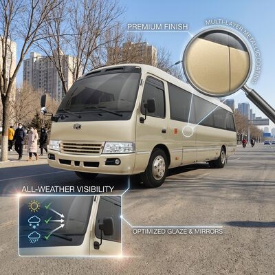 6m 19 énergie de Zev Bus LHD de sièges recherchent Mini Bus électrique pur pendant 89,7 KWHs