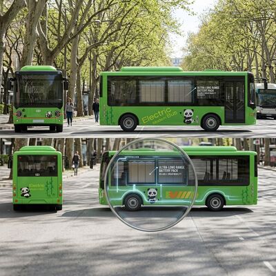 6m Pure Electric Bus EV Mini Bus 16 sièges Autonomie de conduite de 180 km.