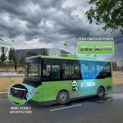 L'E-autobus électrique pur d'autobus de LHD 6.6m avec le plancher couvrent le remplissage instantané